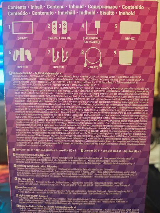 Konsola Nintendo Switch OLED v2 fajny zestaw super stan