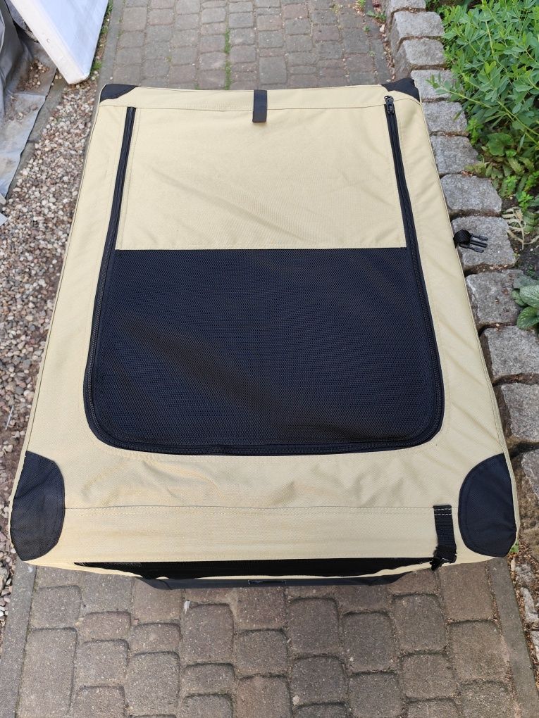 Materiałowy transporter KOJEC dla zwierząt Amazon Basics 90x62x60 cm