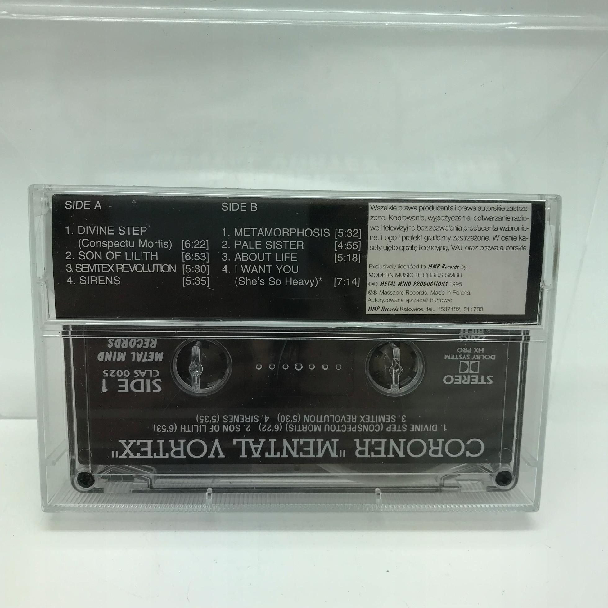 kaseta - coroner - mental vortex