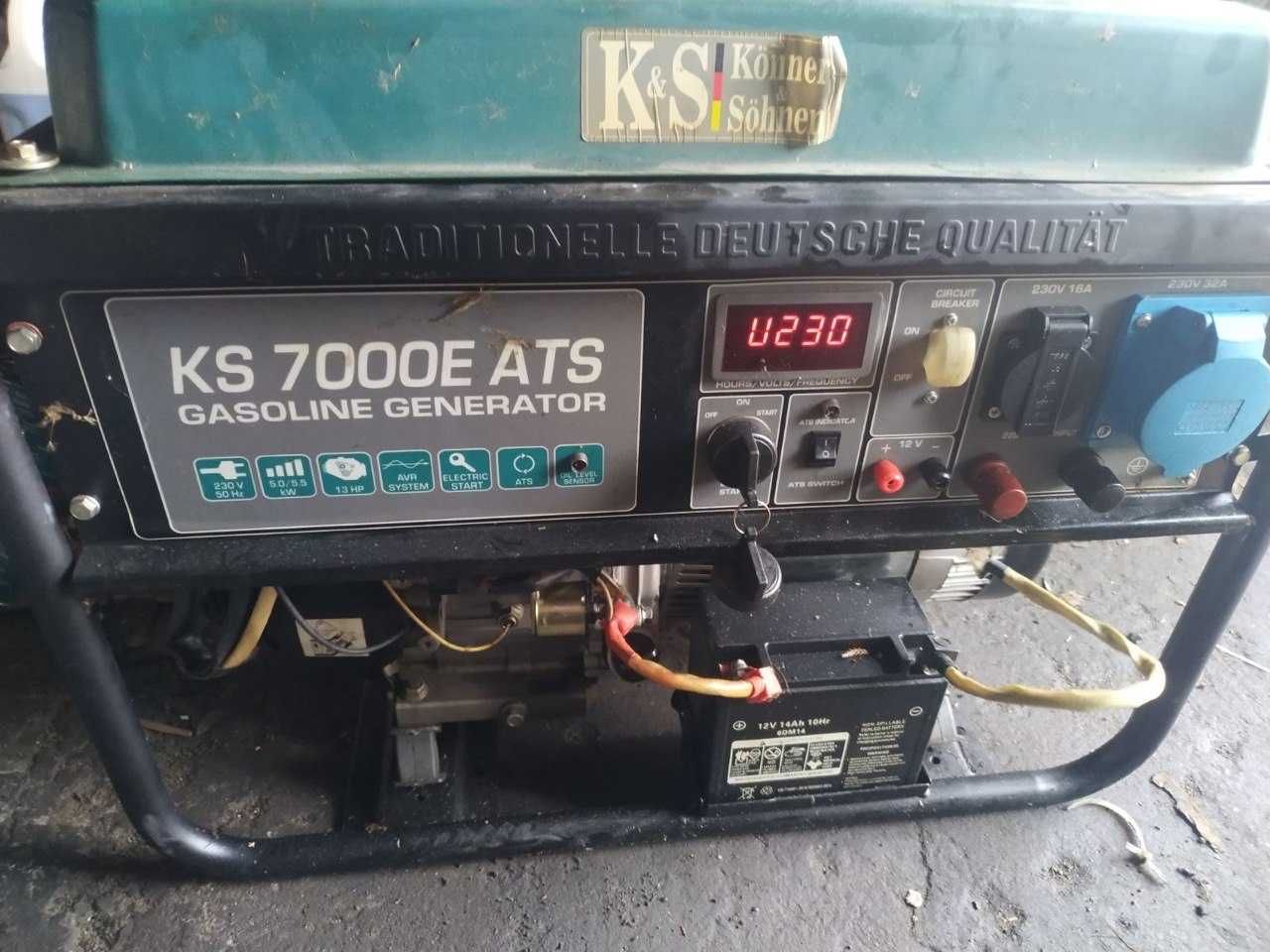 Генератор KS 7000 ATS б/у та захисний контейнер в подарунок