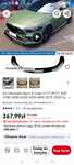 Spoiler /splitter dokladka mercedes a klasa a35 a 45