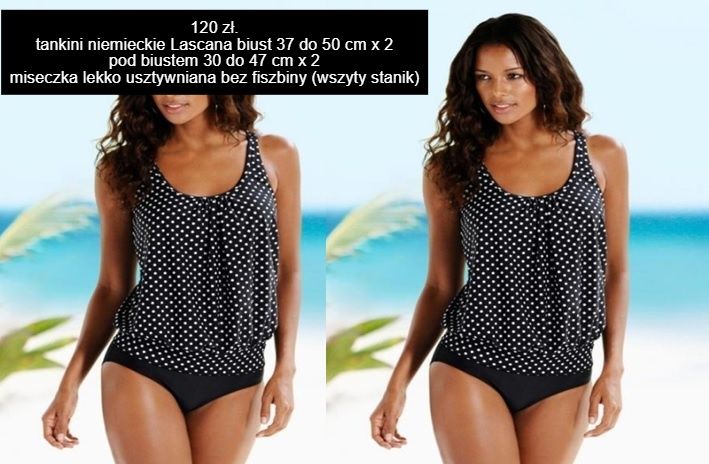 Tankini strój kąpielowy wyszczuplający 36 NOWY!!!