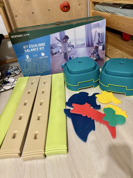 Zestaw równoważny decathlon dla dzieci 2-6 lat domyos gimnastyczny