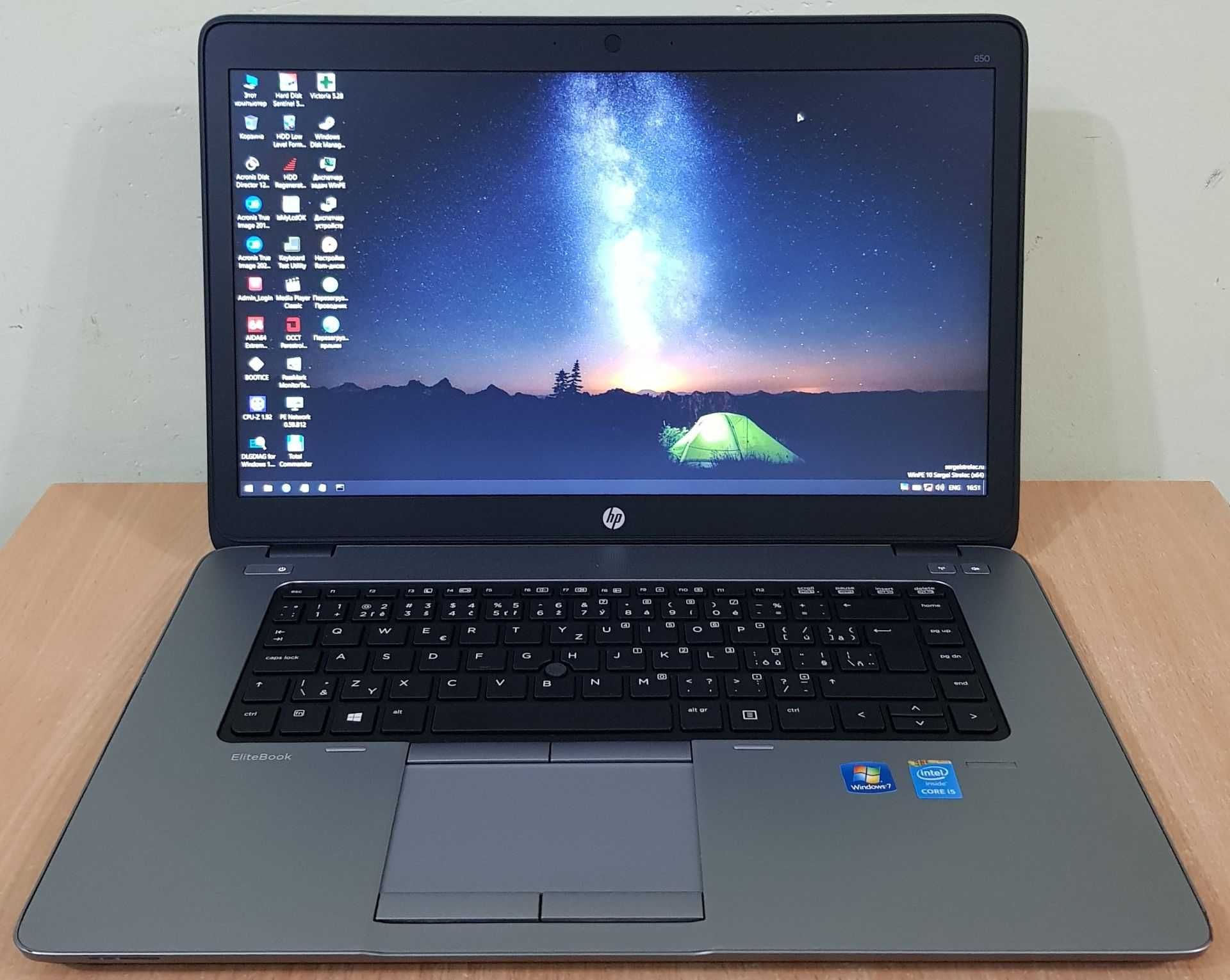 Терміново !!!  Ноутбук HP EliteBook 850 G1 / АКБ - 0 % зносу/ RAM - 8