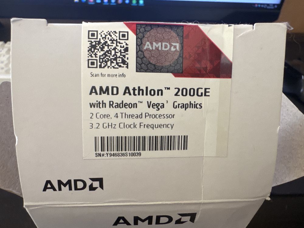 AMD athlon 200GE Radeon Vega Graphics