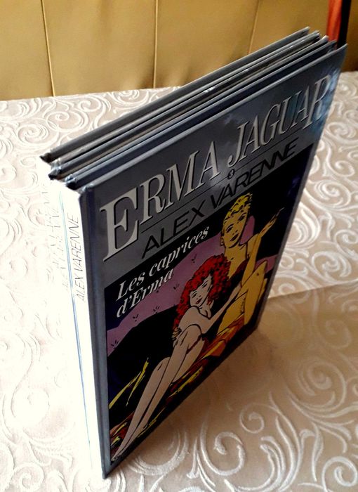 BD Erótica - Trilogia Erma Jaguar de Alex Varenne (em francês)