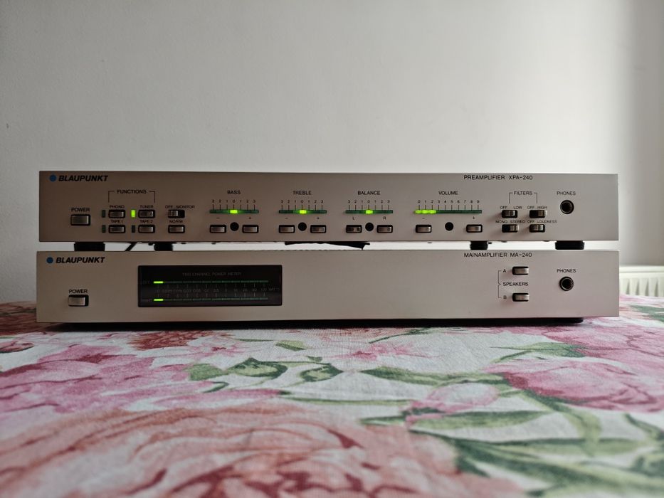 Końcówka mocy Blaupunkt MA-240 (Sanyo) Pre-Amp XPA-240 w pełni sprawne