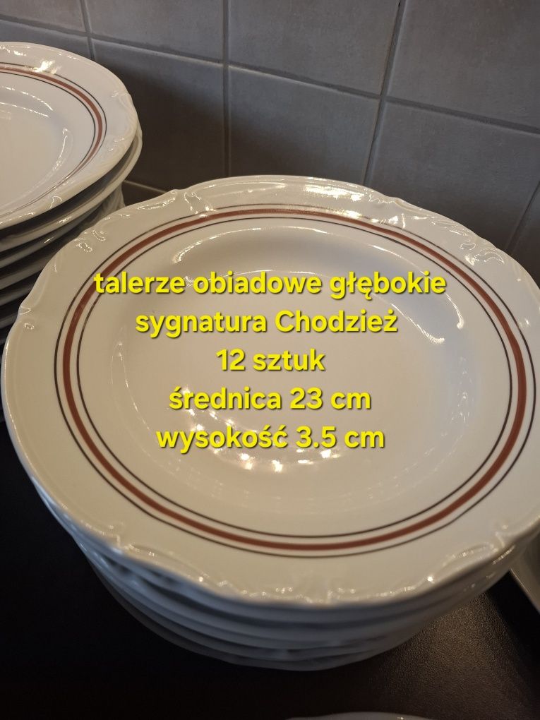 Chodzież serwis obiadowy
