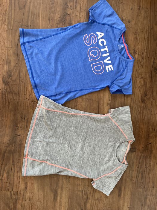 cena za zestaw HM Tshirt sportowy 2szt gratis addias 158-164