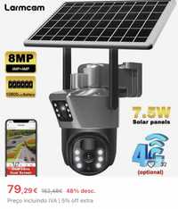 Camaras de video vigilância energia solar