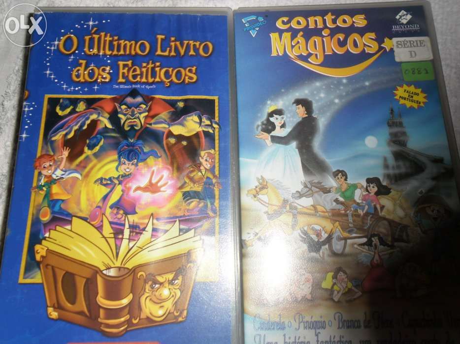 Vários filmes em VHS