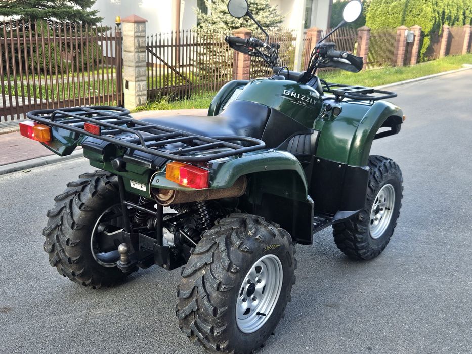 Yamaha grizzly 660 L7e Zadbana Wyciągarka Quad przeprawowy  Doposazony