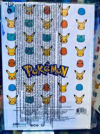 Notatnik A5 POKEMON Starters/ Notebook Notes PIKACHU SQUIRTLE Nowy