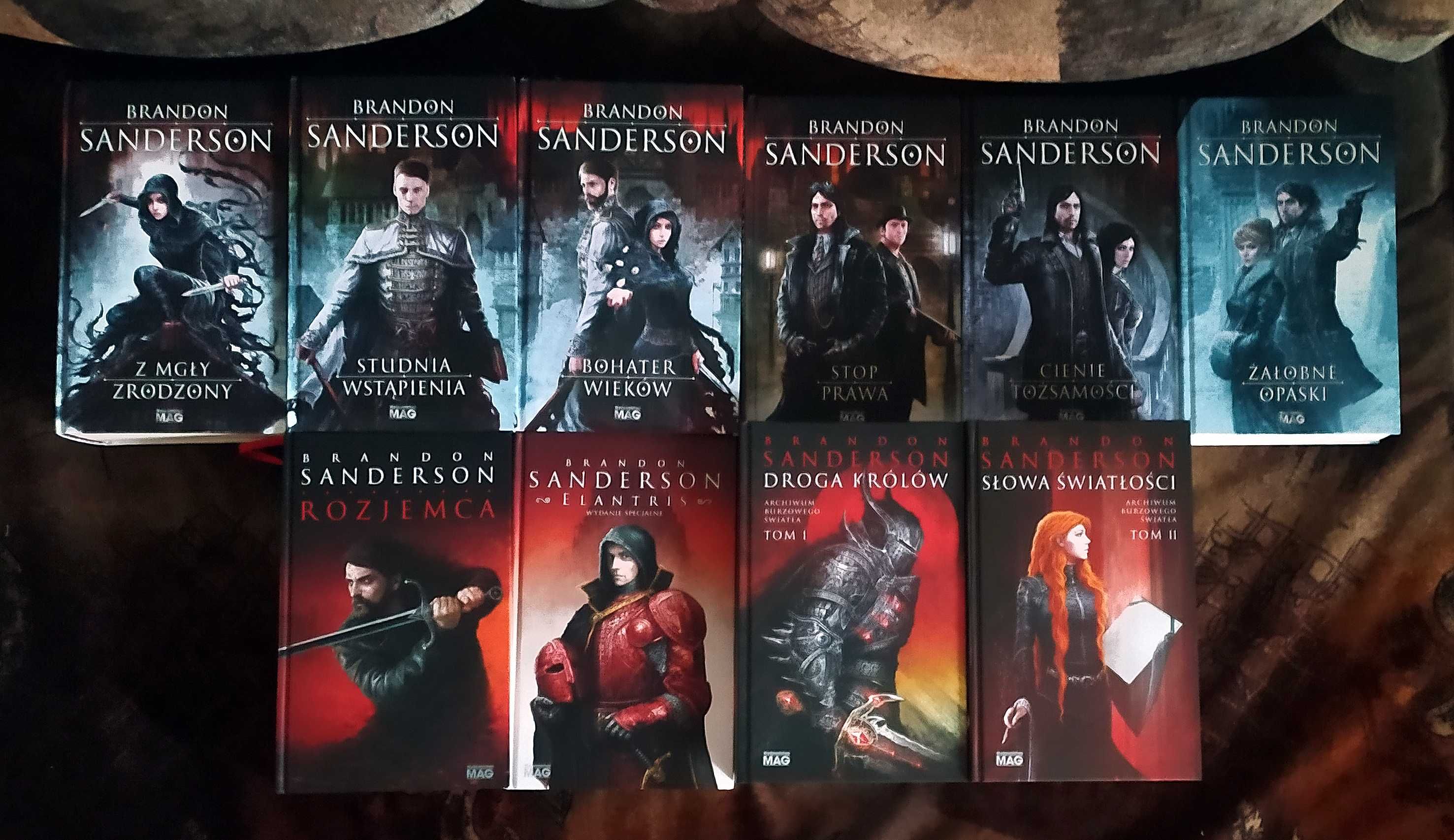 Z mgły zrodzony, Droga królów, Słowa Światłości - Brandon Sanderson