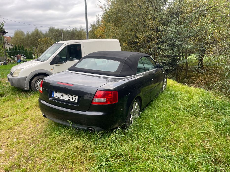 AUDI A4 B6 CABRIO uszkodzone 1.8T quattro