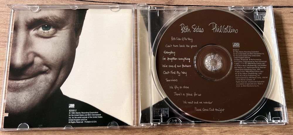 Phil Collins - Both Sides płyta CD