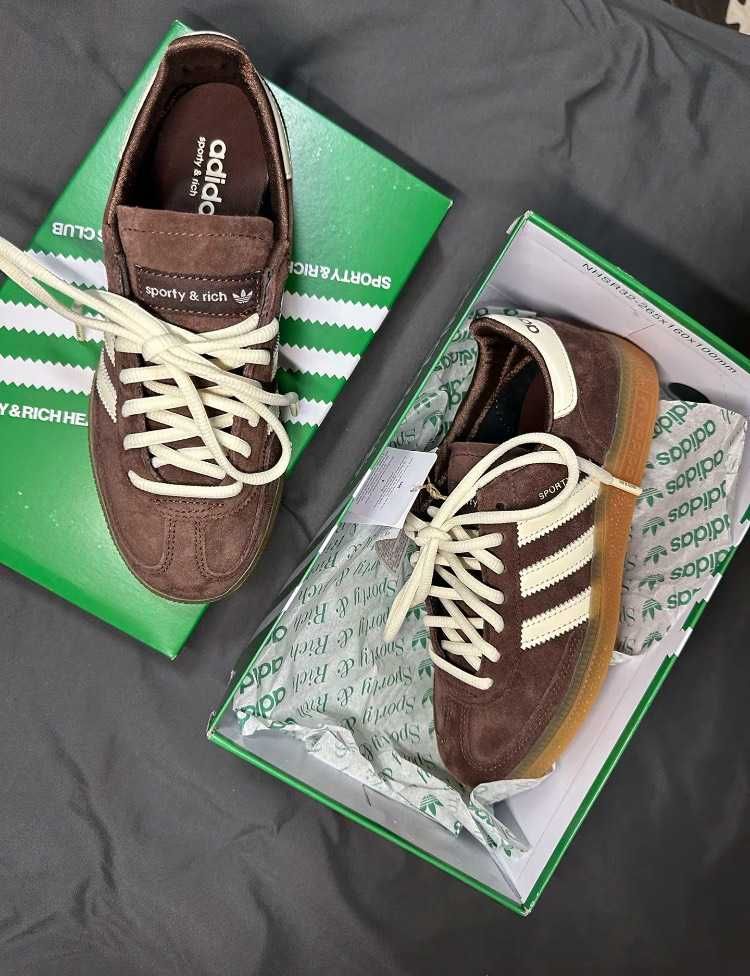 brązowy\Handball\adidas\nowy UnisexTrampki.37