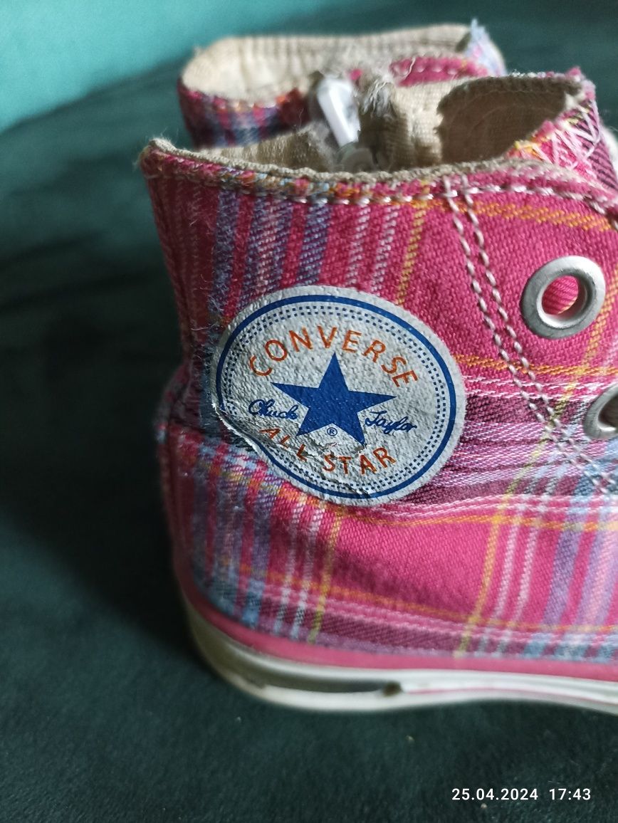 Trampki wysokie Converse rozmiar 25