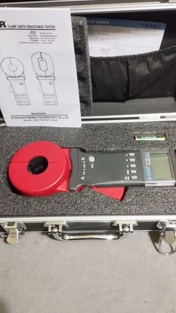 Testador de resistência de aterramento