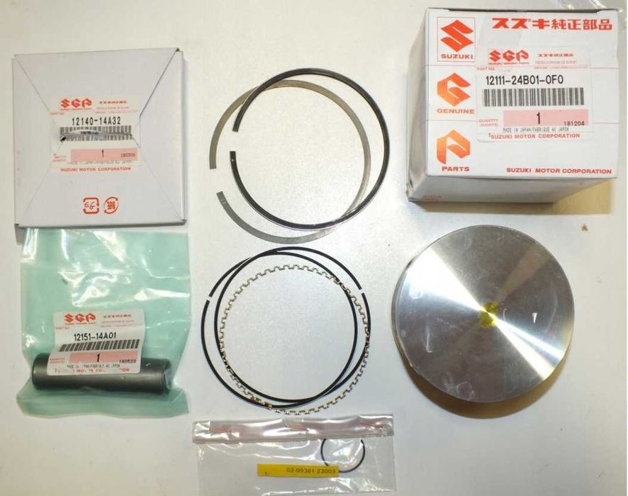 Tłok pierścienie komplet oryginał SUZUKI LS 650 94 mm