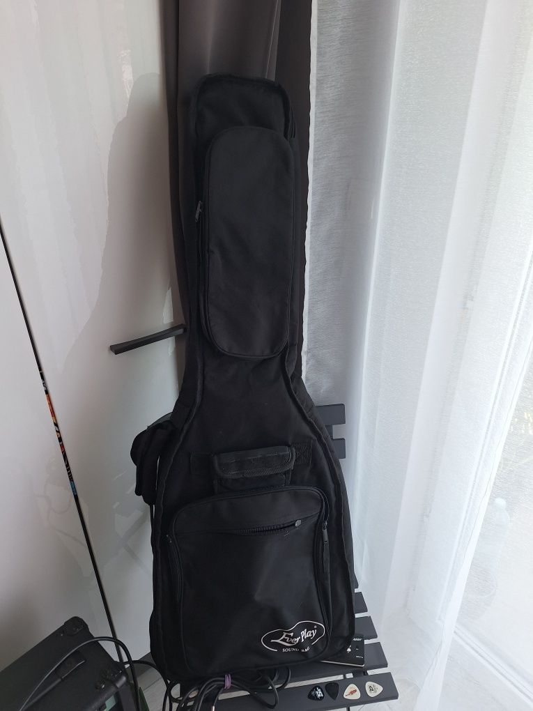 Gitara elektryczna ZESTAW ze wzmacniaczem