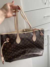Шопер сумка луї вітон louis Vuitton еко шкіра без дефектів