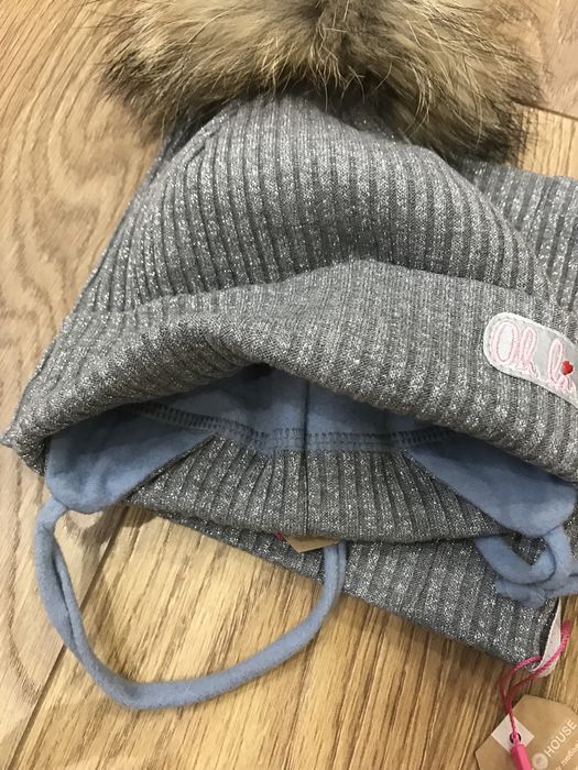 Набір шапка та хомут 46 розмір