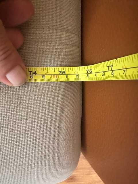 Rozkładana skórzana kanapa /sofa firmy bugajski kolor beżowa