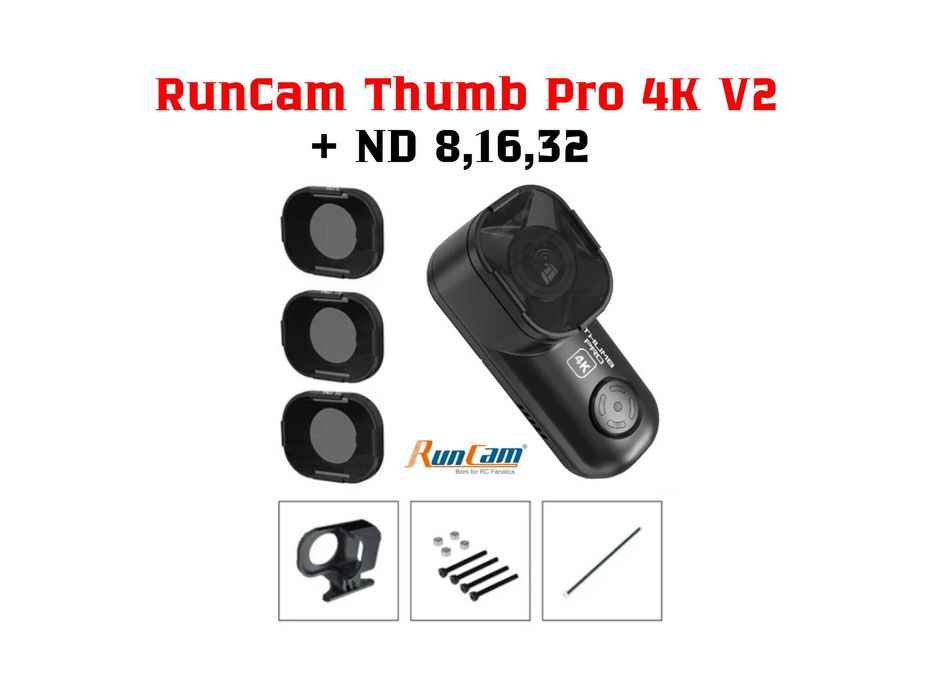 камера  RunCam Thumb PRO V2 + ND 3шт.  Екшн IMX577
