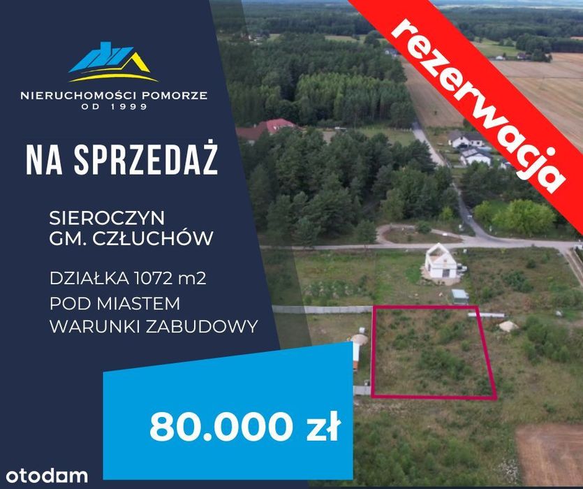 Działka budowlana Sieroczyn