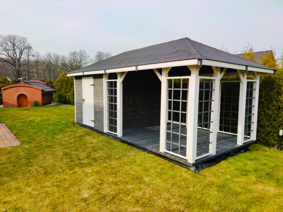 Altanka domek narzędziowy altana domek ogrodowy letniskowy 2w1