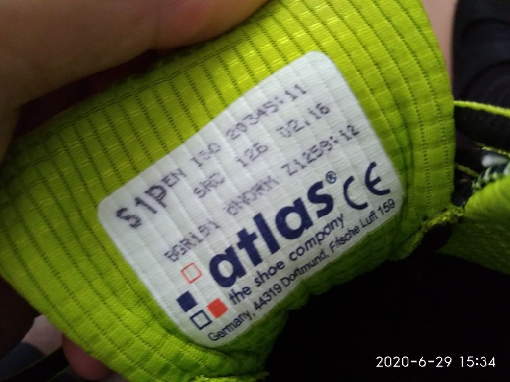 buty damskie atlas alu-tec 165 xp green ,rozm.38 ,nowe ,