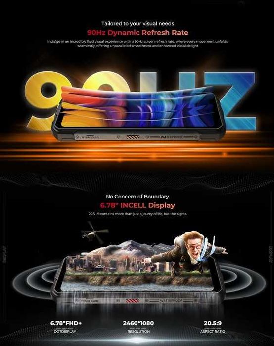 Hotwav cyber X, G99, FHD, 90Hz, 8/256Gb, 10200mA, 33W, 64Mp, NFC