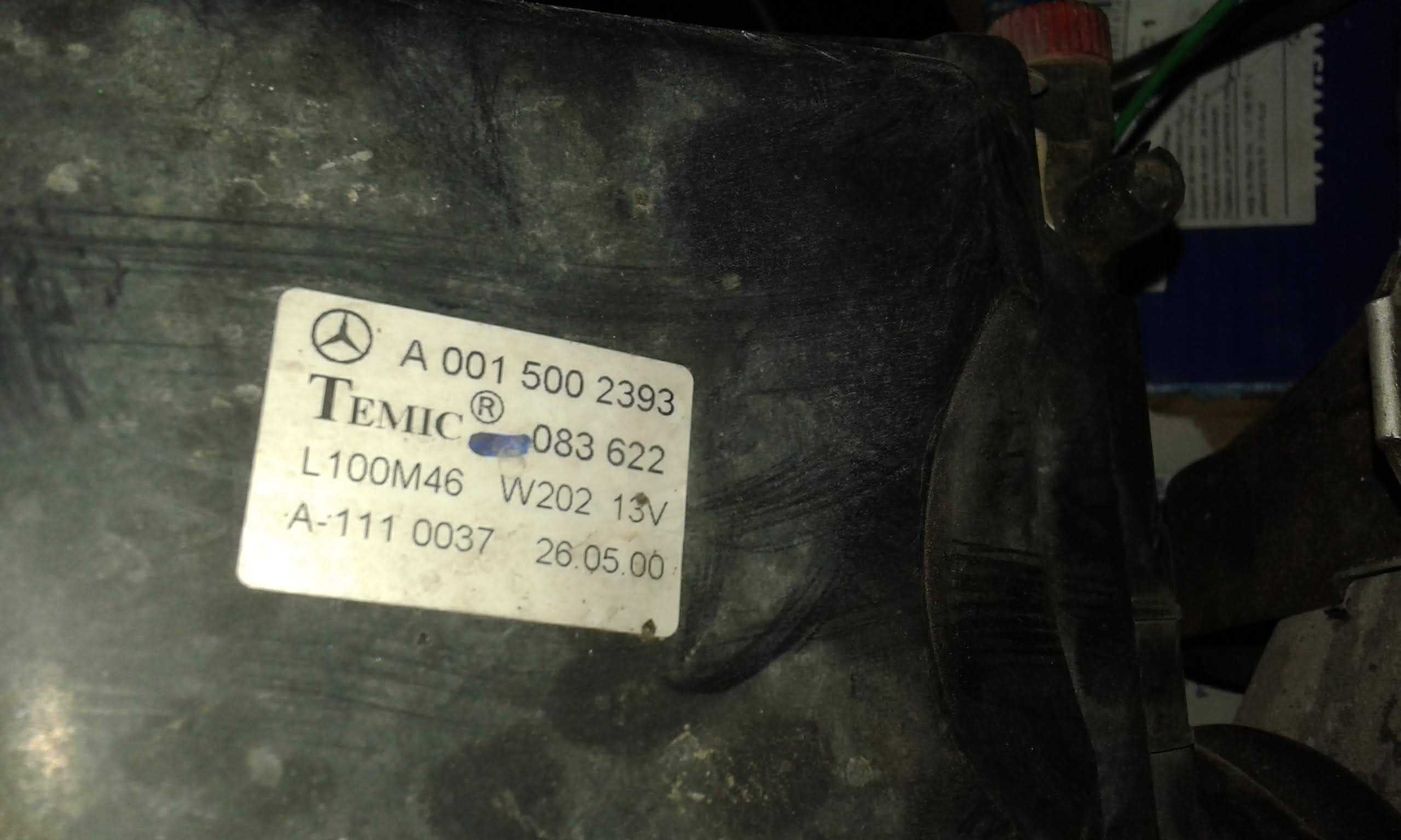 Продаю вентилятори радіаторів охолодженя Мерседеса W210 та W202 2.2сді