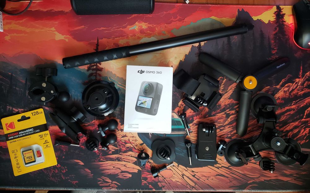 Розширений комплект! Екшн-камера DJI Osmo 360 (8K 360 градусів)