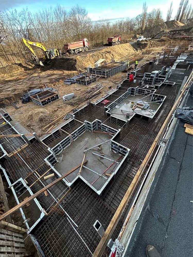 Szalunek - ścienny, fundament, słupy, ogrodzenia