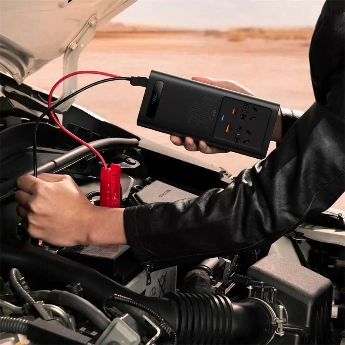 Автомобільний інвертор Baseus IGBT Power Inverter 300W 220V CN/EU