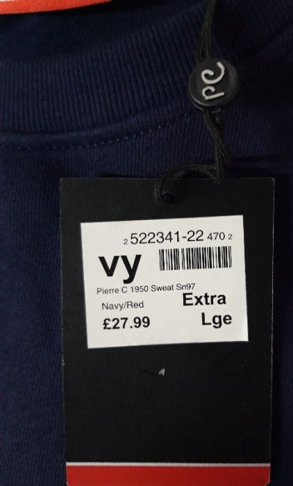 Pierre Cardin Sweat XL Nova C/ Etiqueta
