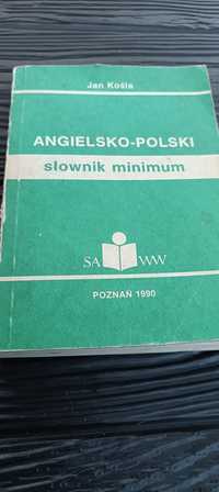 Angielsko-Polski Słownik Minimum - Poznań 1990