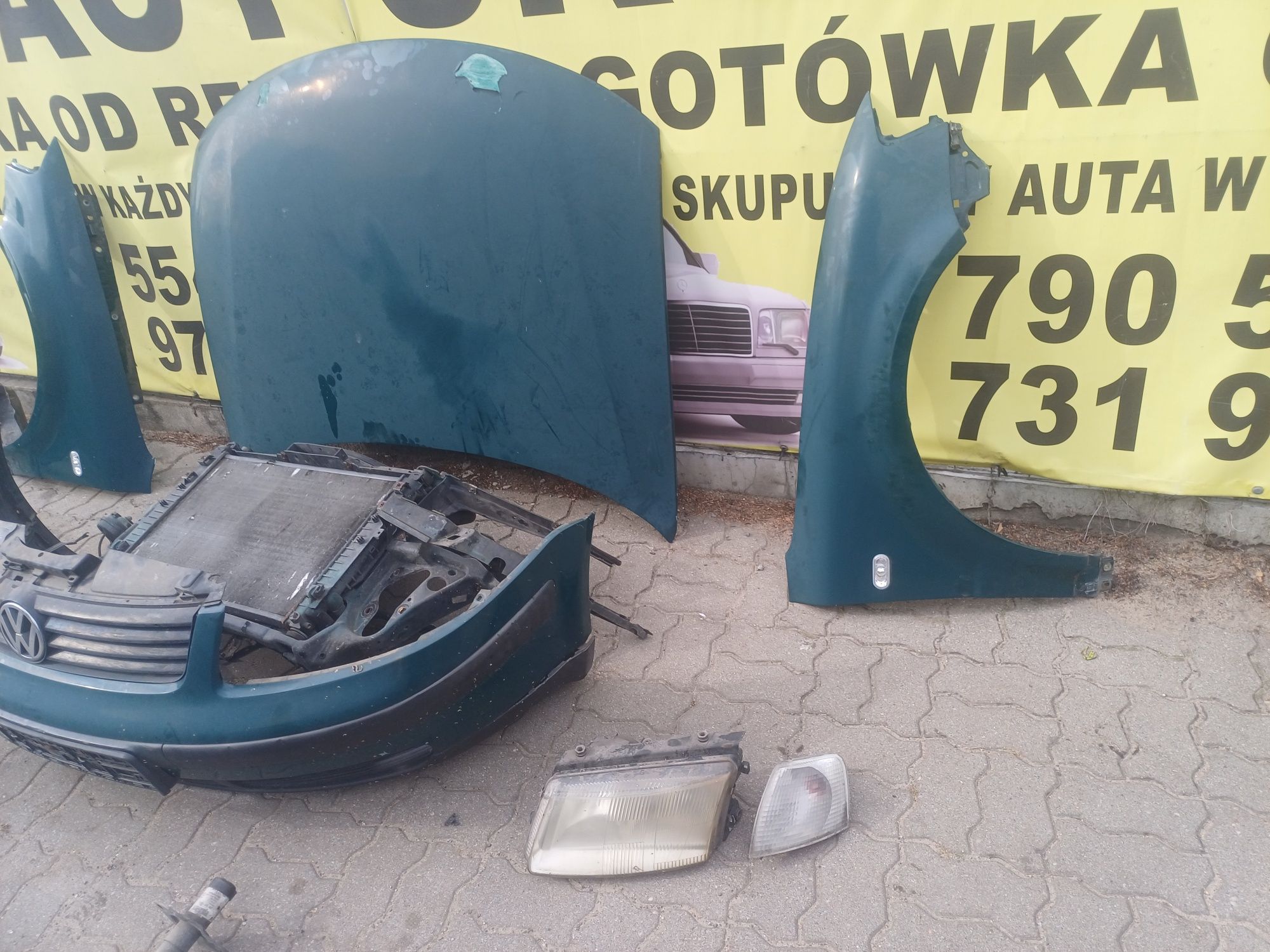Vw volkswagen Passat b5 maska zderzak błotnik lampa chłodnice 1.9 tdi