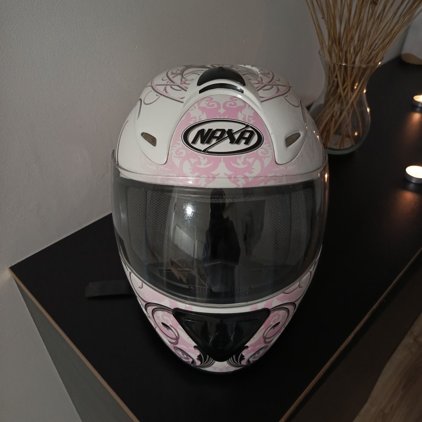 Kask motocyklowy S 55-56 damski Naxa