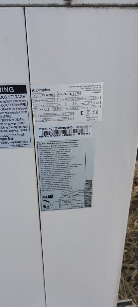 Pompa Ciepła Dimplex LAIC 6 IMR