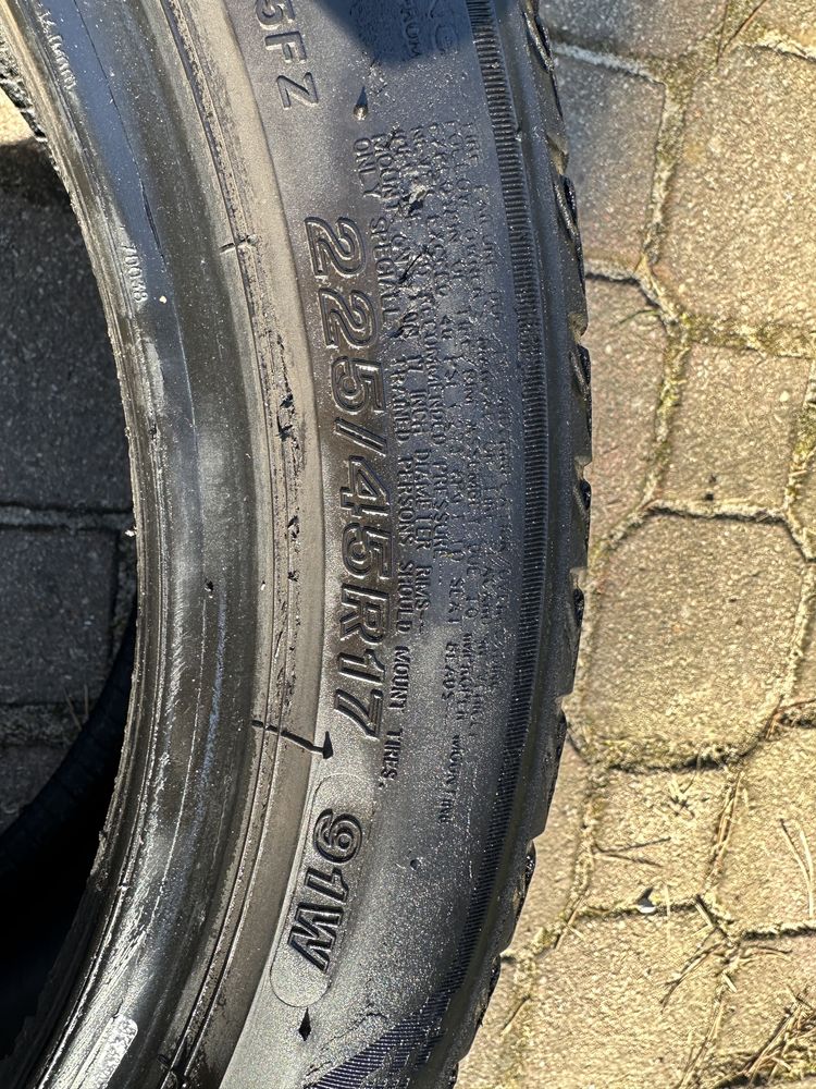Opony 4szt Bridgestone 225/45/17 letnie