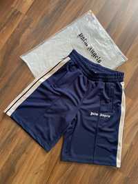 Palm Angels Shorts Navy Blue