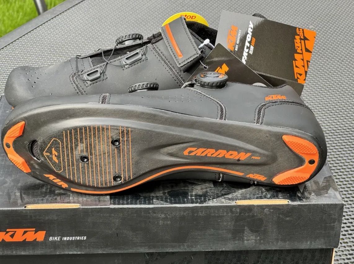 KTM Factory Team Road Carbon (r.46) buty szosowe, wkładka 28cm