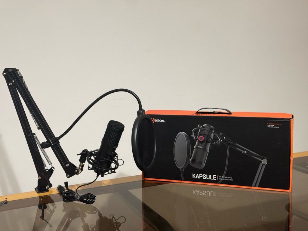 Microfone streaming kapsule