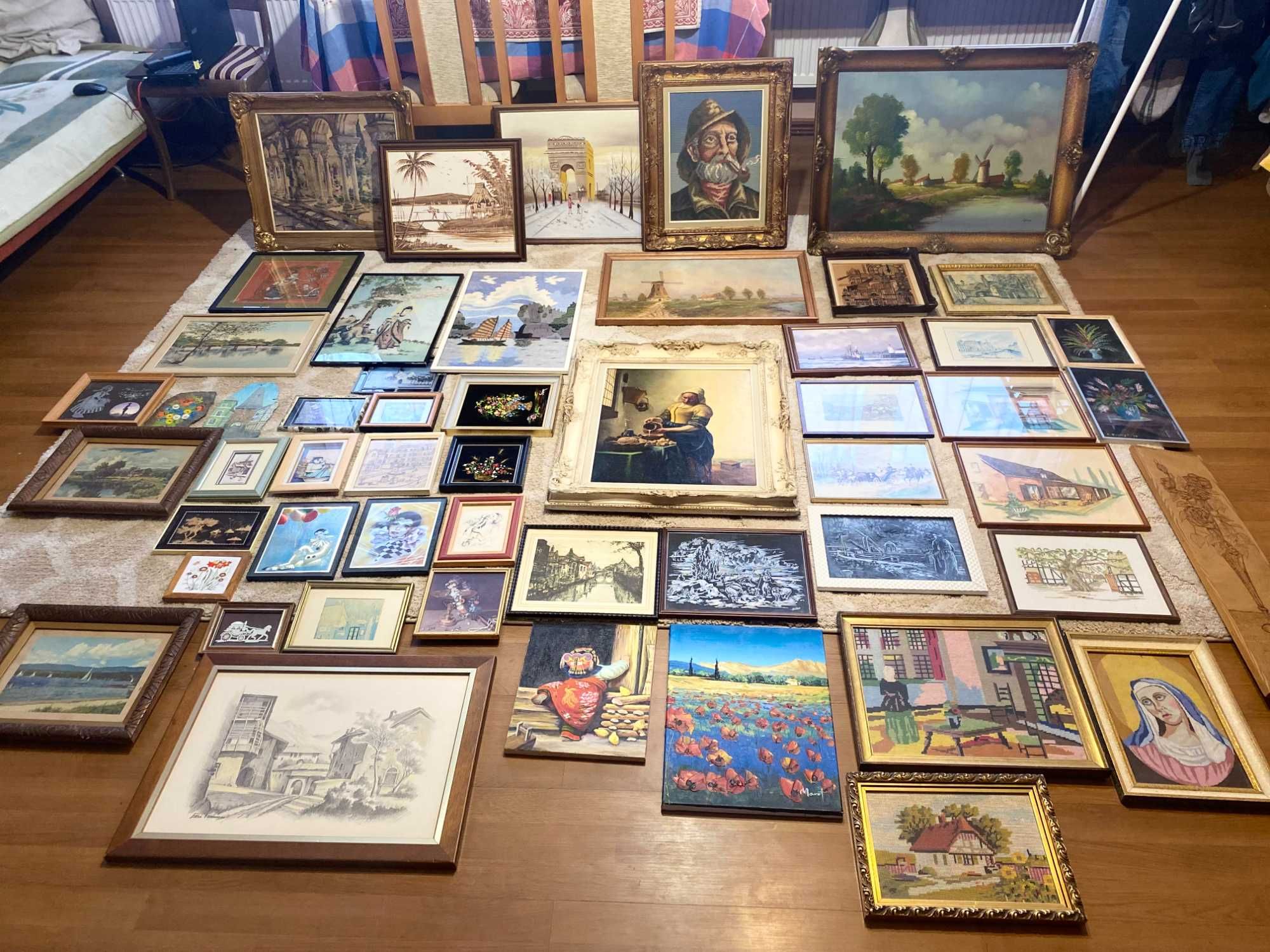 Auguste Renoir reprodukcja stary nadruk pejzaż miejski impresjonizm