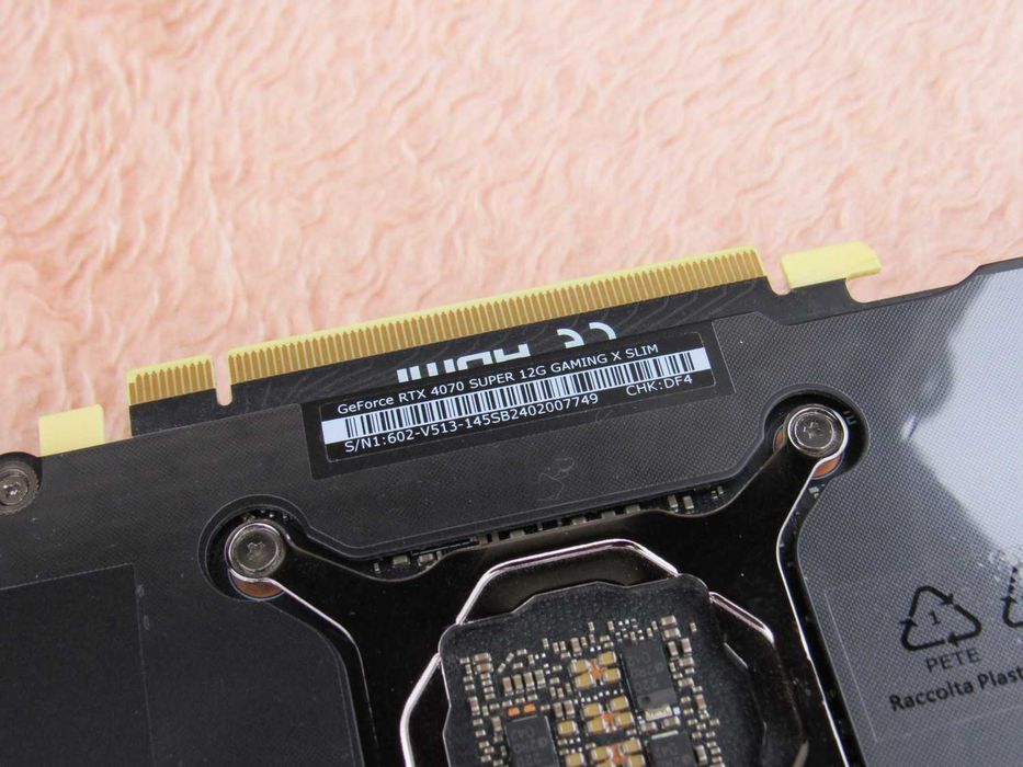 MSI RTX 4070 SUPER Gaming X Slim