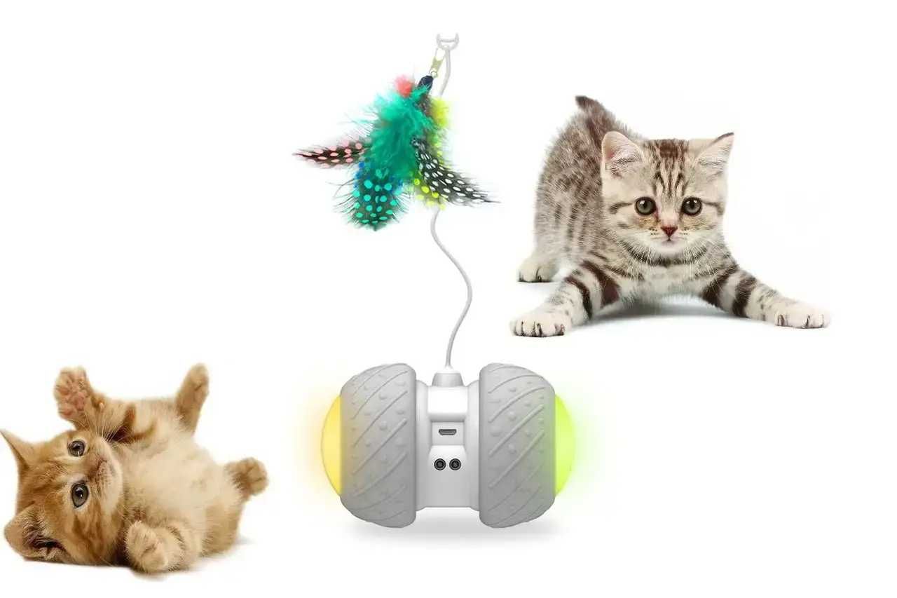 Інтерактивна іграшка для котів BENTOPAL P03 зі змінними іграшками, usb