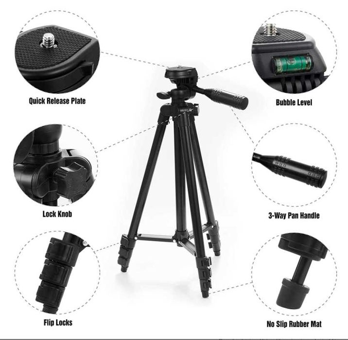 TRIPOD 3110 STATYW na Aparat Telefon 38- 130cm Nikon Canon sony gopro